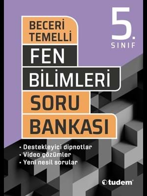 5.sınıf Beceri Temelli Fen Bilimleri Soru Bankası-tudem Yayınları