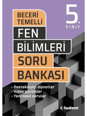 5.sınıf Beceri Temelli Fen Bilimleri Soru Bankası-tudem Yayınları