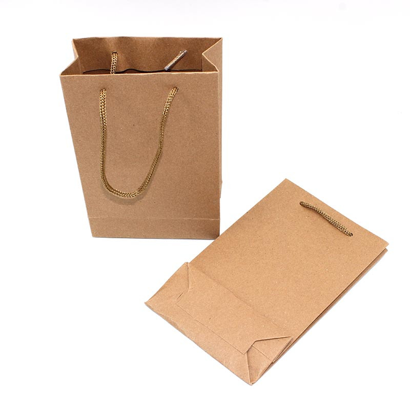 NEDİ 19X8X24.5 CM İP SAPLI KRAFT KARTON ÇANTA 11967