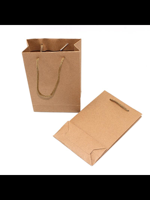 Nedi 19x8x24.5 Cm İp Saplı Kraft Karton Çanta 11967