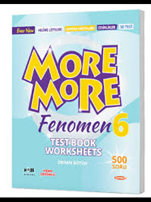 Kurmay Yay.-6.sınıf More&more Fenomen İngilizce Test Kitabı 575 Soru 2425