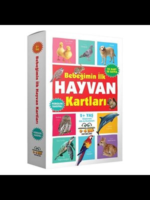 Bebeğimin İlk Hayvan Kartları - 0-6 Yaş Yayınları