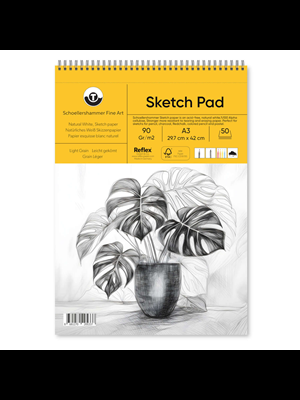 Schoellershammer A3 90 Gr Spiralli Eskiz Çizim Bloğu 50 Yp