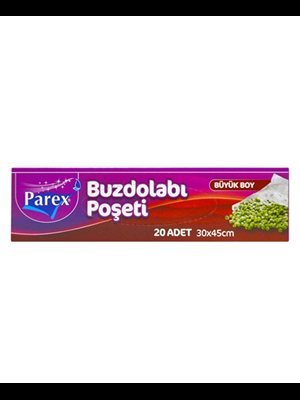 Parex 30x45 Cm Büyük Boy Buzdolabı Poşeti 20"li 2107503