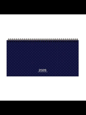 Keskin Color 16x33.5 Cm Aj-66 Spiralli Haftalık Masa Ajandası Lacivert 600143-99 (2026)