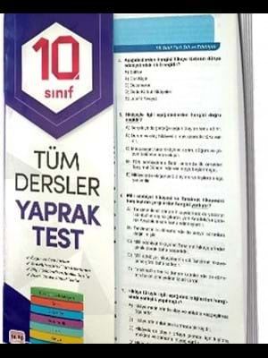 Element Yay.- 10.sınıf Tüm Dersler Yaprak Test 2425