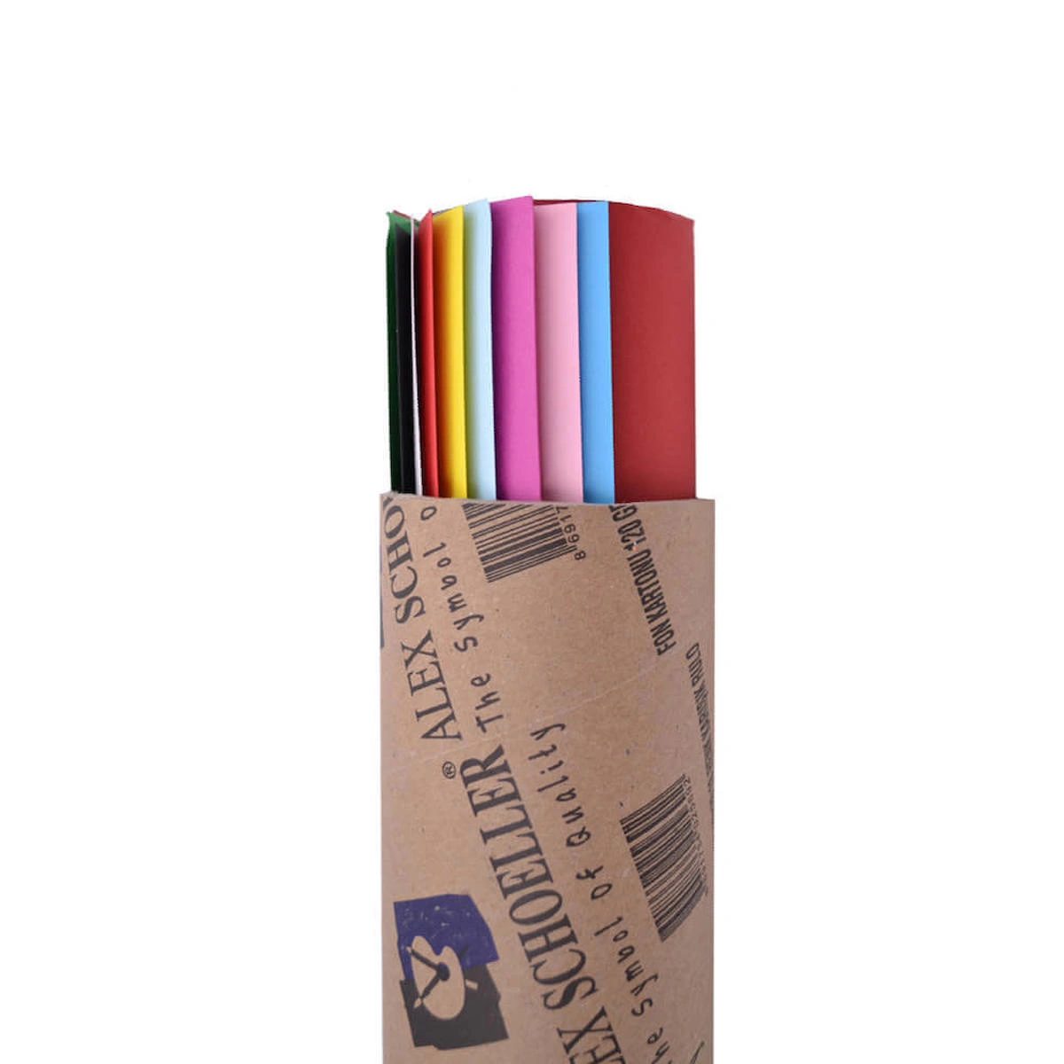 ALEX SCHOELLER 50X70 120 GR 10 RENK  PROJE TÜPLÜ FON KARTONU 13002