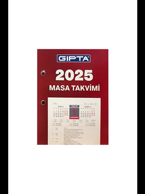 Gıpta 10x13 Masa Takvimi 365-gtb (2025)