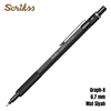 Scrikss Graph-x Metal Versatil Kalem 0.7 Mm Mat Siyah