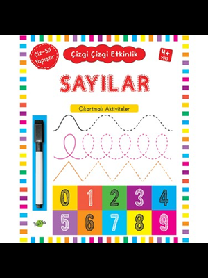 Çizgi Çizgi Etkinlik - Sayılar - Kukla Yayınları