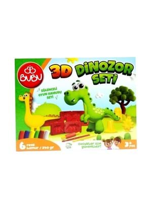 Bubu 21 Parça Oyun Hamuru 3d Dinozor Seti Bubu-oh0012
