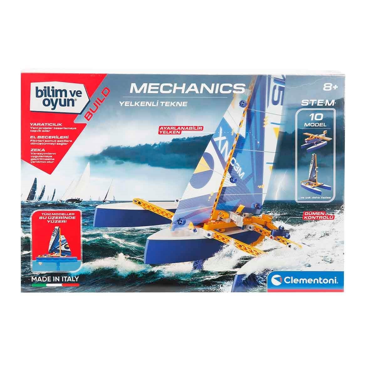 Clementoni Bilim ve Oyun - Mekanik Laboratuvarı Yelkenli Tekne Cle