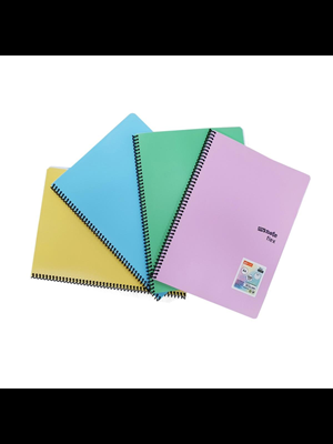 Umur Mynote Flex Pastel A4 Pp Kapak Spiralli Defter Çizgili 96 Yp Mfxpa-a496-ç