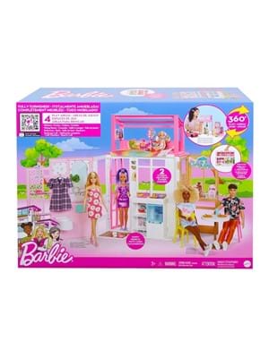 Barbie'nin Taşınabilir Portatif Evi Hcd47