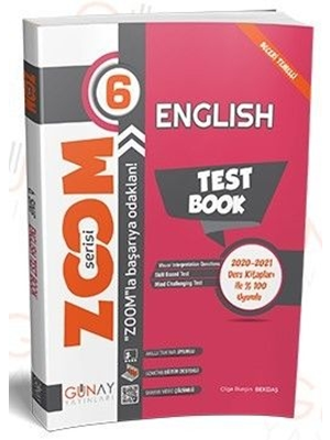 Günay Yay.- 6.sınıf Zoom Serisi İngilizce Soru Bankası 2324