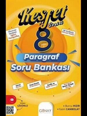 Günay Yay.- 8.sınıf Keşfet Serisi Paragraf Soru Bankası 2324