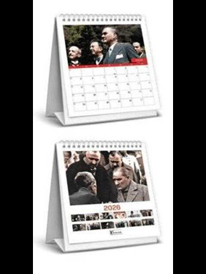 Keskin Color Kare Masa Takvimi Atatürk 600136-99 (2026)