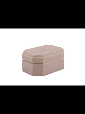 Aka Ahşap Altıgen Kutu 13x9x6.5 Cm Kt 16