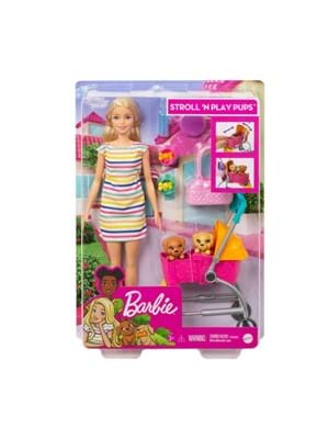 Barbie ve Köpekleri Gezintiye Çıkıyor Oyun Seti Ghv92