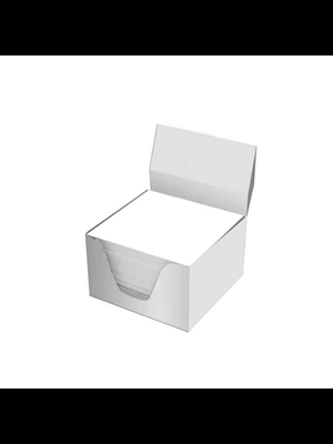 Elma 8x8 Cm Küp Blok Beyaz
