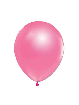 Balonevi 12" Krom Balon 50"li Pembe