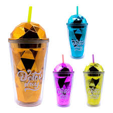 MİKRO CRYSTAL 450 ML PİPETLİ BARDAK MATARA PM-3006