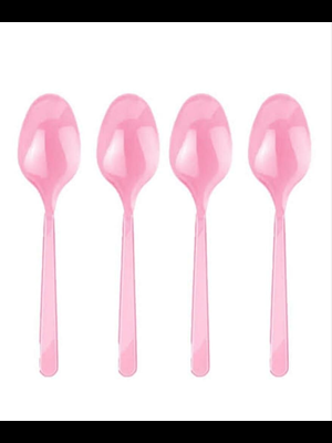 Nedi Plastik Kaşık 20"li Pembe 07923