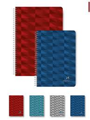 Elma Mercury 17x24 Sert Kapak Spiralli Defter Kareli 140 Yp Mbh01-ydt