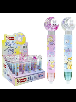 Mikro Bunny Time Basma Mekanizmalı Silgi Er-8545