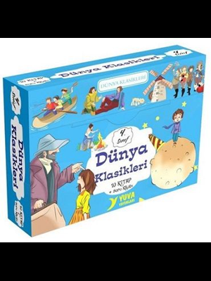 Dünya Klasikleri 4. Sınıf 10 Kitap+ Soru Kitabı - Yuva Yayınları