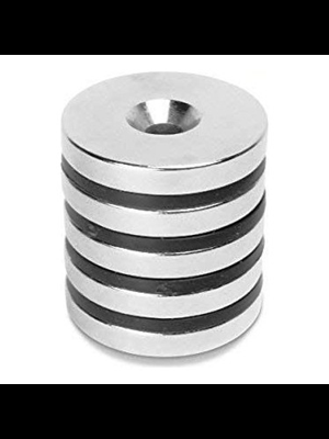 Universal Delikli Yuvarlak Mıknatıs 5 Li