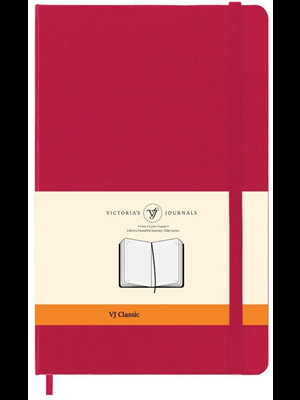 Victorias Journals Classic 13x21 Sert Kapak Çizgili Defter Fuşya 400 Sf 123-9226