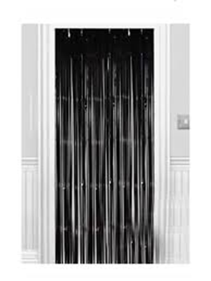 Nedi 75x275 Cm Funko Saçak Masa Süsü Siyah 275bl