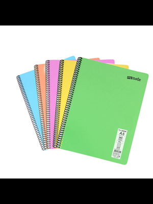 Umur Mynote Flex Pastel A5 Pp Kapak Spiralli Defter Kareli 100 Yp Mfxpa-a5100-k