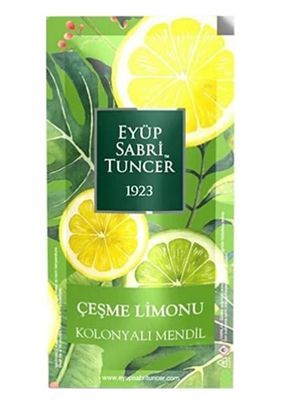 Eyüp Sabri Tuncer Kolonyalı Mendil 150"li Çeşme Limonu