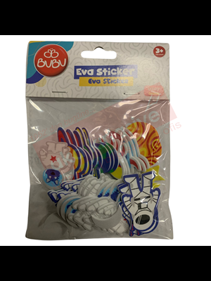 Bubu Eva Sticker Uzay St0153