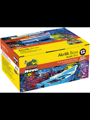 Nova Color 30 Ml Akrilik Boya 12"li Nc-179