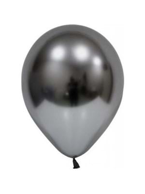 Balonevi 12" Krom Balon 50"li Uzay Gri