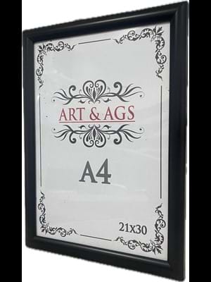 Art&ags A4 22 Mm Ahşap Çerçeve Siyah