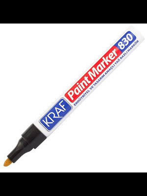 Kraf 830 Paint Marker Kalem Siyah