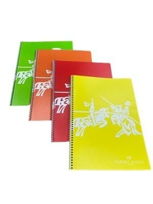 Faber Castell A4 Pp Kapak Spiralli Defter Çizgili 100 Yp 5075000345