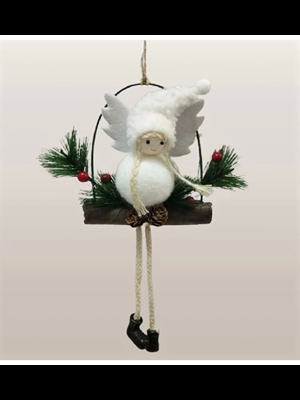Nedi Yılbaşı 24cm Kapı Süsü Melekli 10659