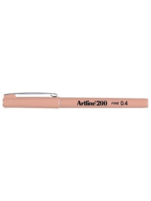 Artline 200n Fıne Keçe Uçlu Yazı Kalemi 0.4 Mm Apricot Lv-a-ek-200n