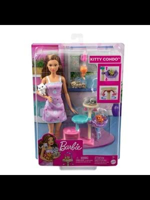 Barbie ve Yavru Kedileri Oyun Seti Hhb70