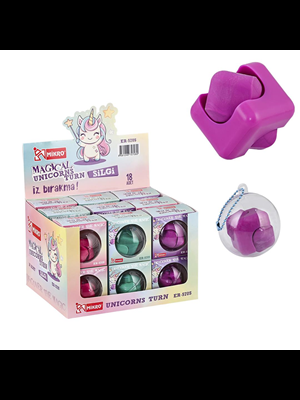 Mikro Magical Unicorns Turn Küreli Silgi Er-5705