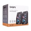 Snopy Sn-x25 Usb 2.0 Rgb Işıklı Multimedia Hoparlör Siyah