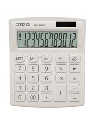 Citizen Scd-812nr Hesap Makinesi Beyaz