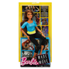 Barbie Sonsuz Hareket Bebeği Kumral Siyah Taytlı Djy08