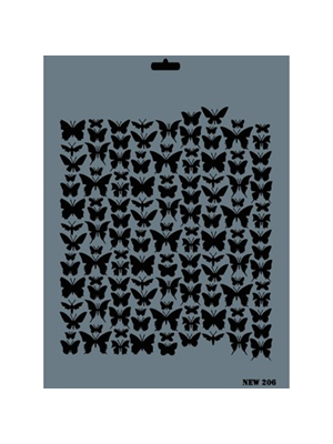 Rich New Seri 25x35 X-large Stencil 206