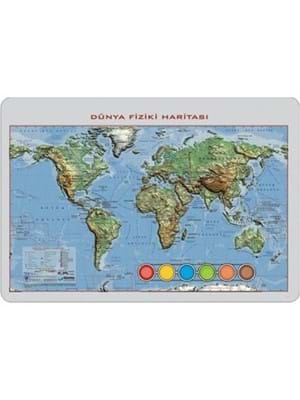 Gürbüz 35x50 Kabartmalı Dünya Fiziki Harita